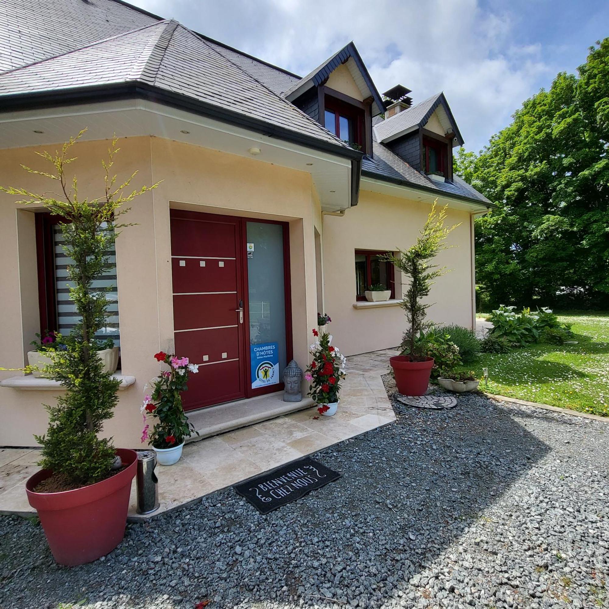 Chez Kate Et Lolo Bed & Breakfast Senneville-sur-Fecamp ภายนอก รูปภาพ